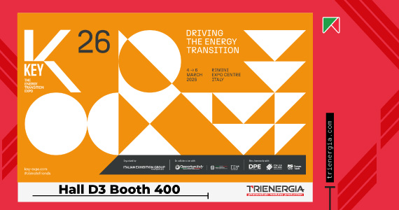 KEY 2026: Trienergia Espone al Padiglione D3 Stand 400  