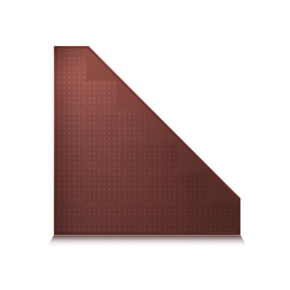 Trienergia red triangular photovoltaic module